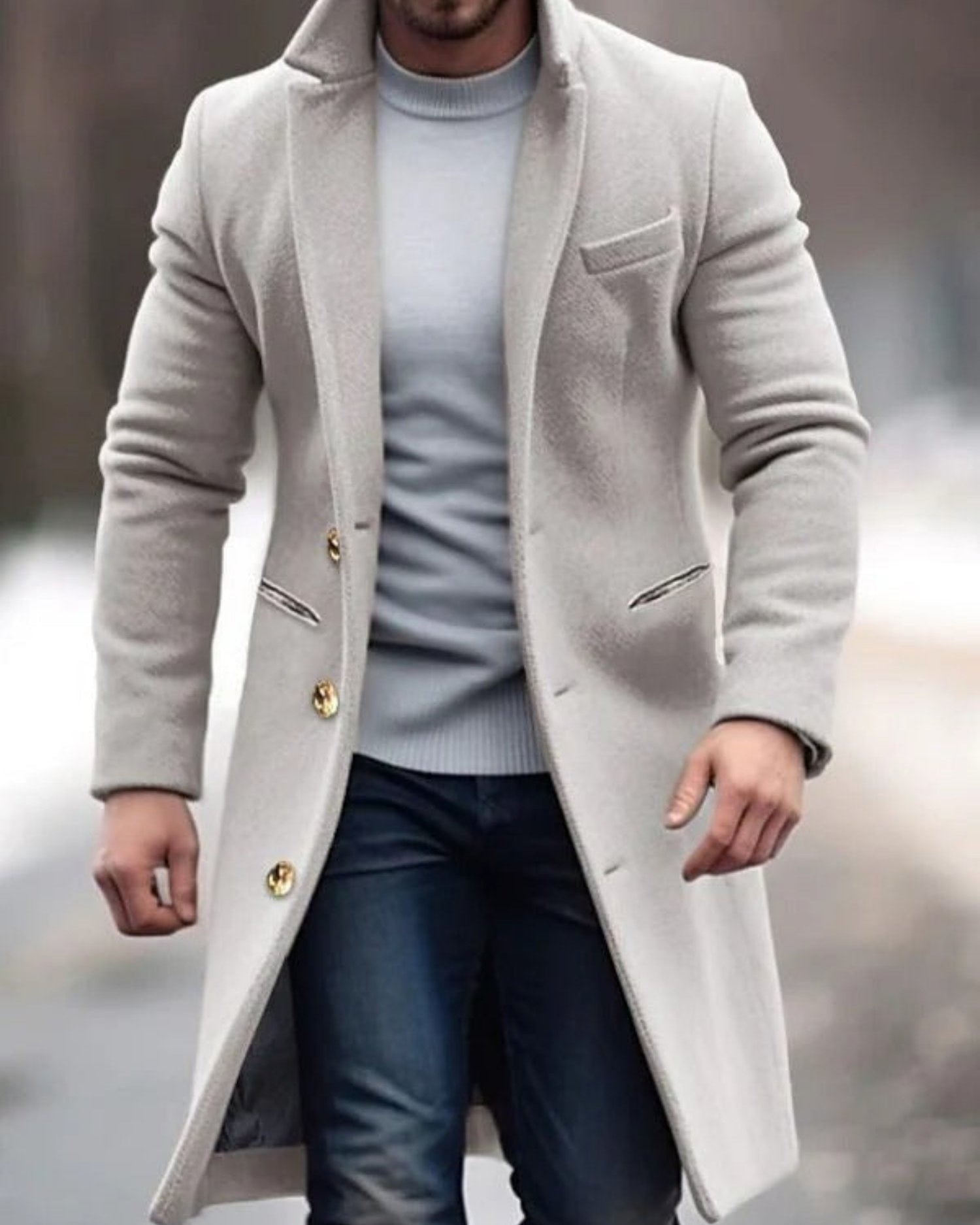 Nicholas Long Wool Coat
